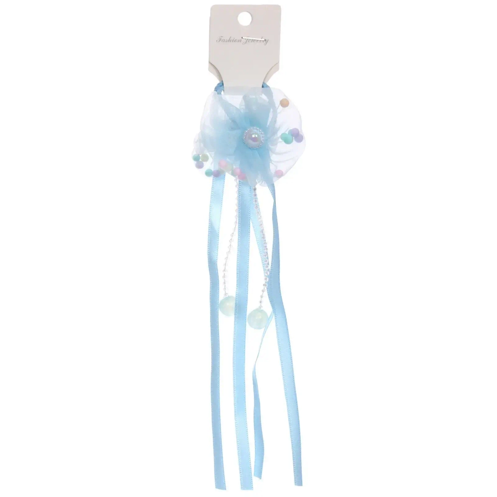 Резинки для волос детские 2шт «КОНФЕТКИ», жемчужинки, микс 5 цветов, d-3см/20см