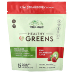 Terra Origin, Healthy Greens, киви и клубника, 15 пакетиков On the Go, 10,52 г (0,37 унции) каждый