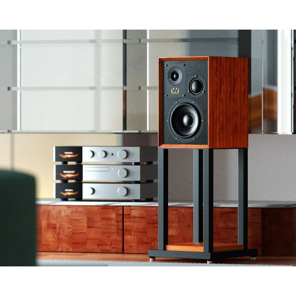 Полочная акустика Wharfedale Super Denton Mahogany Red
