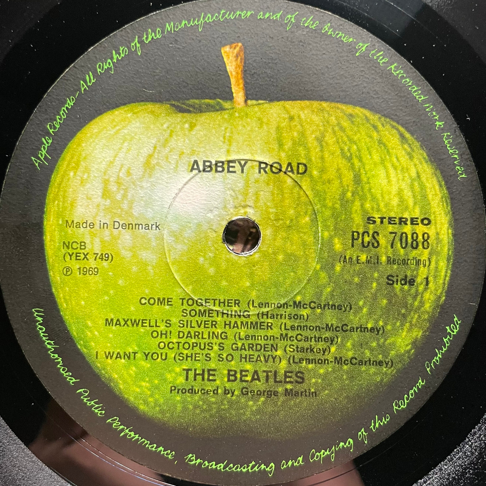 The Beatles ‎– Abbey Road (Дания 1969г.)