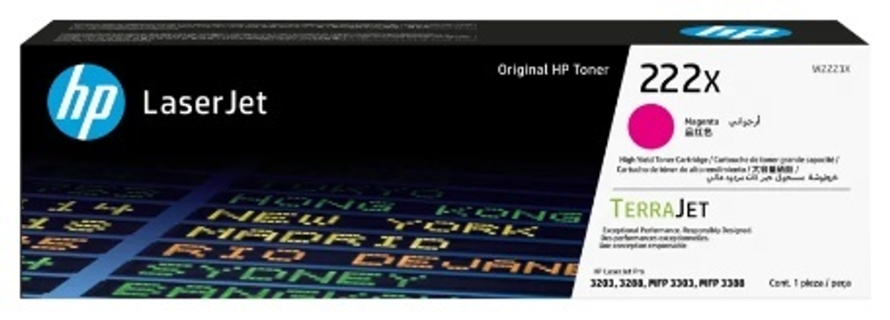 Картриджи HP W2223X 222X пурпурный (magenta)