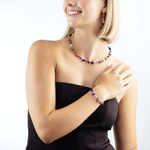 Колье Coeur de Lion Purple-Blue 2838/10-0807