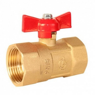 Кран шаровой Галлоп Практик 130 ГГ бабочка 25