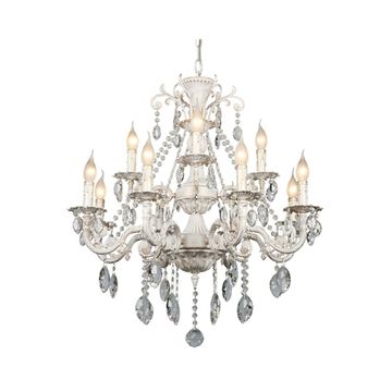 Люстра подвесная OML-79003-08 белый+золото Omnilux Martina