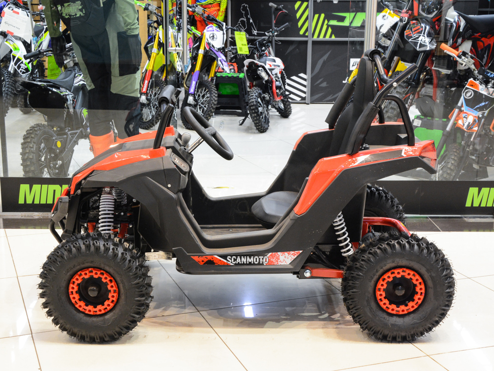Багги SCANMOTO COBRA красный (электро)