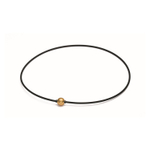 Ожерелье PHITEN RAKUWA NECKLACE EXTREME METAX MIRROR BALL LIGHT, золотое