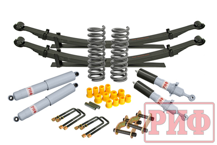 Лифт-комплект газовый Nissan Navara D40 лифт 40 мм жесткий РИФ