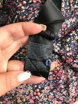 Блузка S. Oliver цветочная, маркировка 34 eur, на 42/44 размер