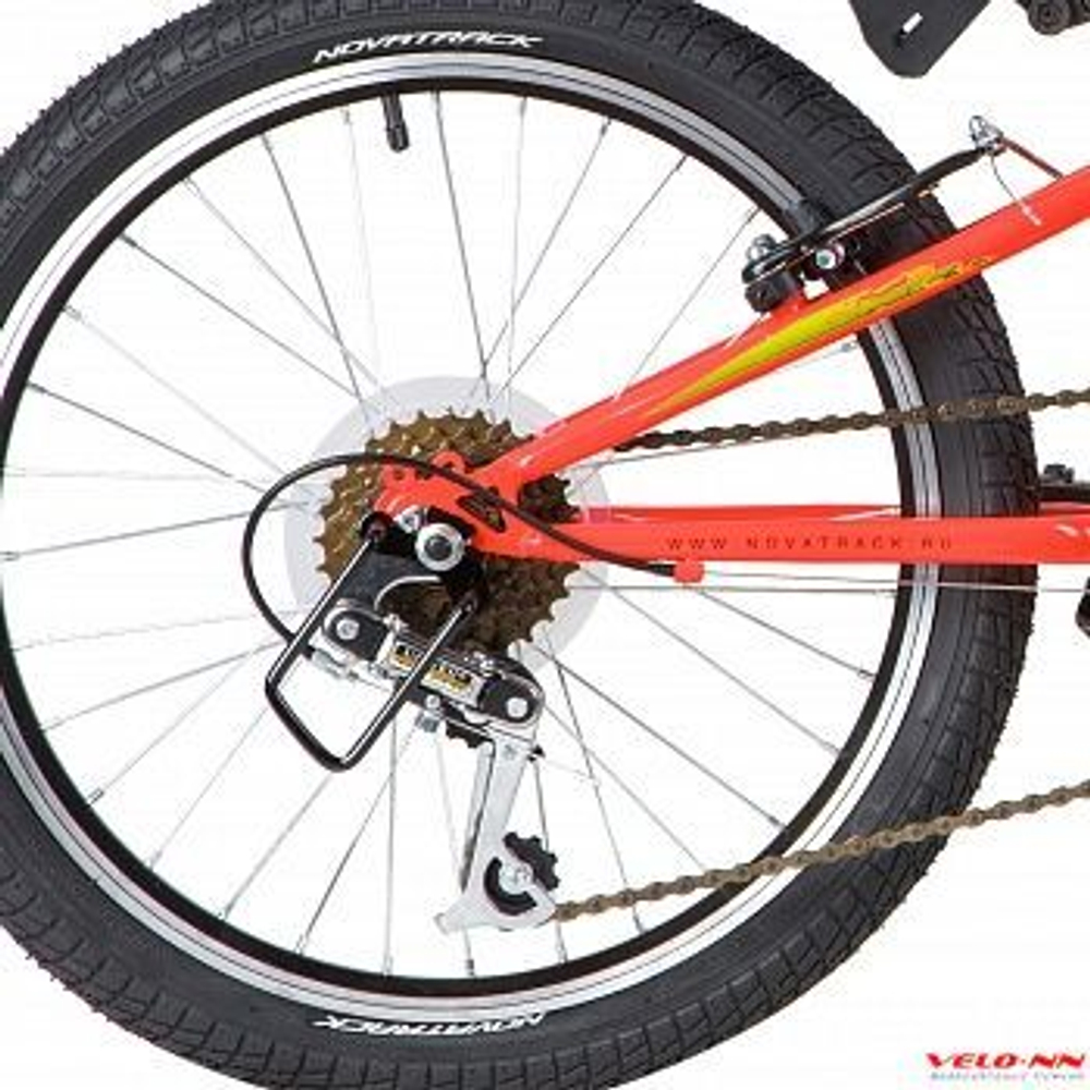 Велосипед NOVATRACK Racer 20" 12ск (2021)/красный