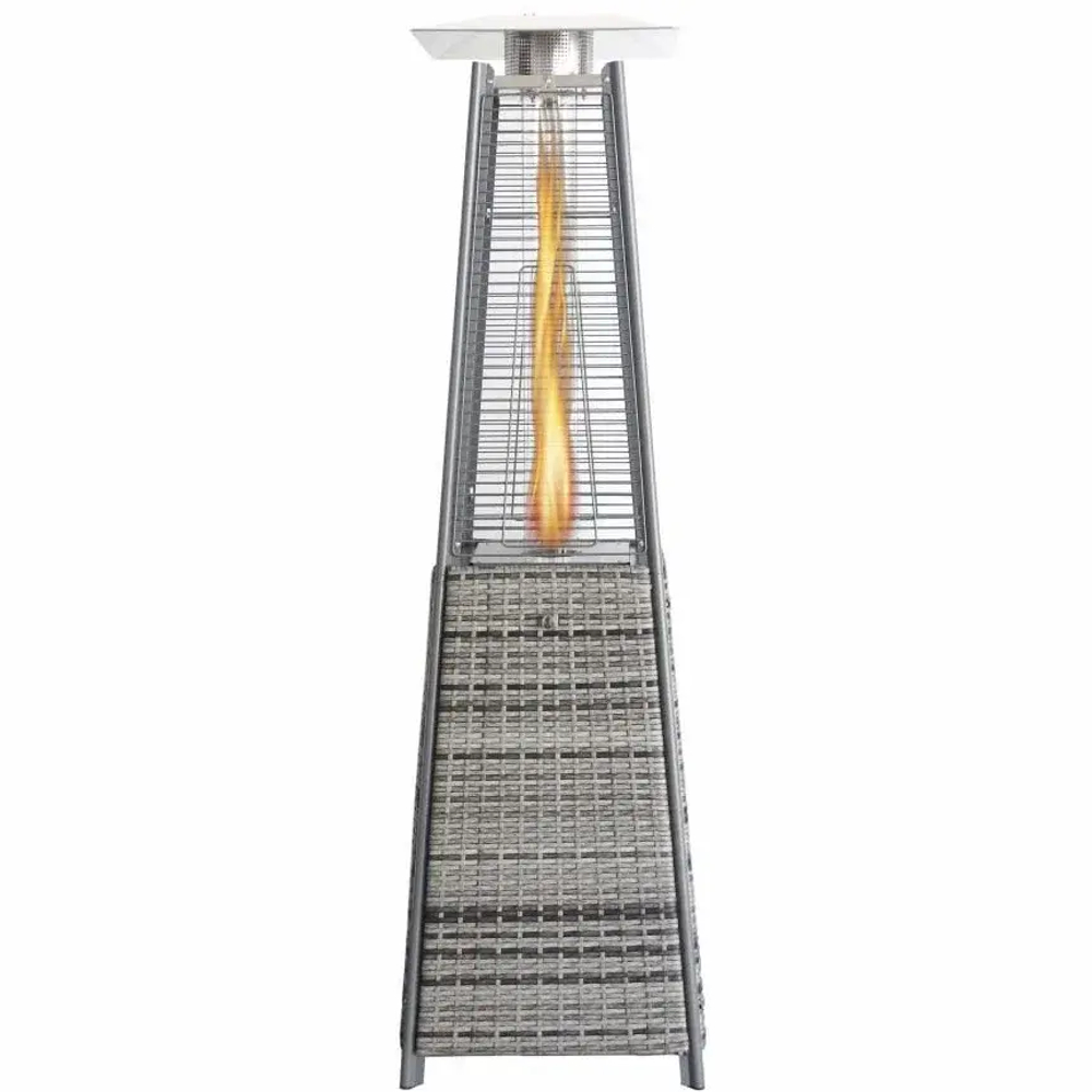 Уличный газовый обогреватель WWT 13I ROTANG Grey mini + Чехол