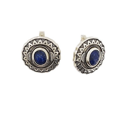 Серьги с лазуритом