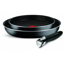 Набор посуды Tefal Ingenio Black 3 3 предмета 22/26см 04131810