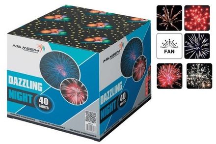 Батарея салютов "Dazzling Night" GP513 40 залпов * 1.2"  (1/3)