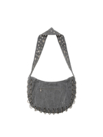 Сумка Grey Washed Eyelet Canvas