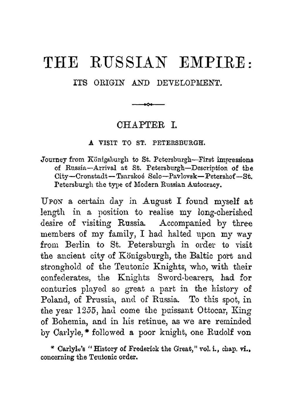 The Russian empire, its origin and development | S. B. Boulton