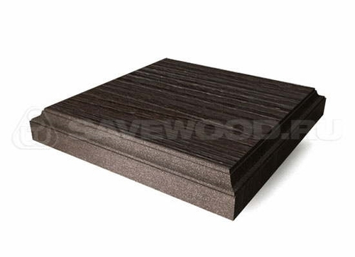Крышка для заборов и ограждений из ДПК Тёмно-коричневый