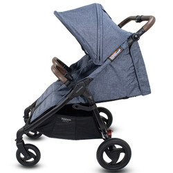 Детская прогулочная коляска для двойни Valco baby Snap Duo Trend Denim