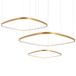 749223 Люстра SATURNO LED 70W 3150LM ЗОЛОТО 3000K IP20