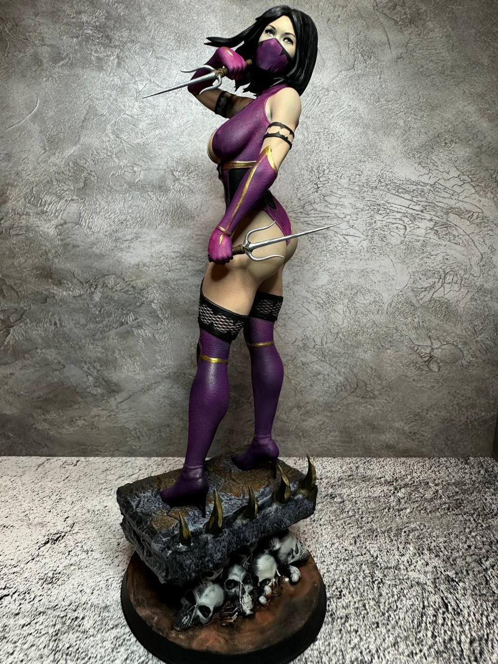 Mileena Mortal Kombat Милина фигурка (окрашена)
