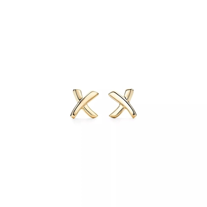 Серьги из жёлтого золота 18k(750 проба), Tiffany💝 Paloma Picasso X