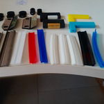 Гребень скребка PR-2 3х10 полиуретан синий 1000 мм.