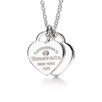 Подвеска из серебра с бриллиантом, Tiffany💠