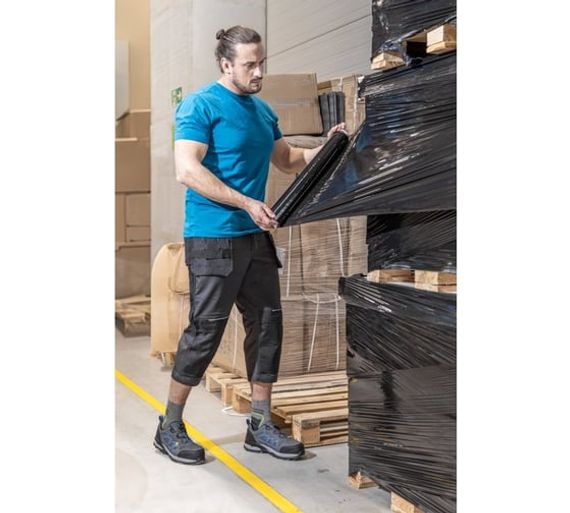 Полуботинки рабочие FULDE LACE SYSTEM S3S SR FO ESD серый/синий Högert, арт. HT5K577