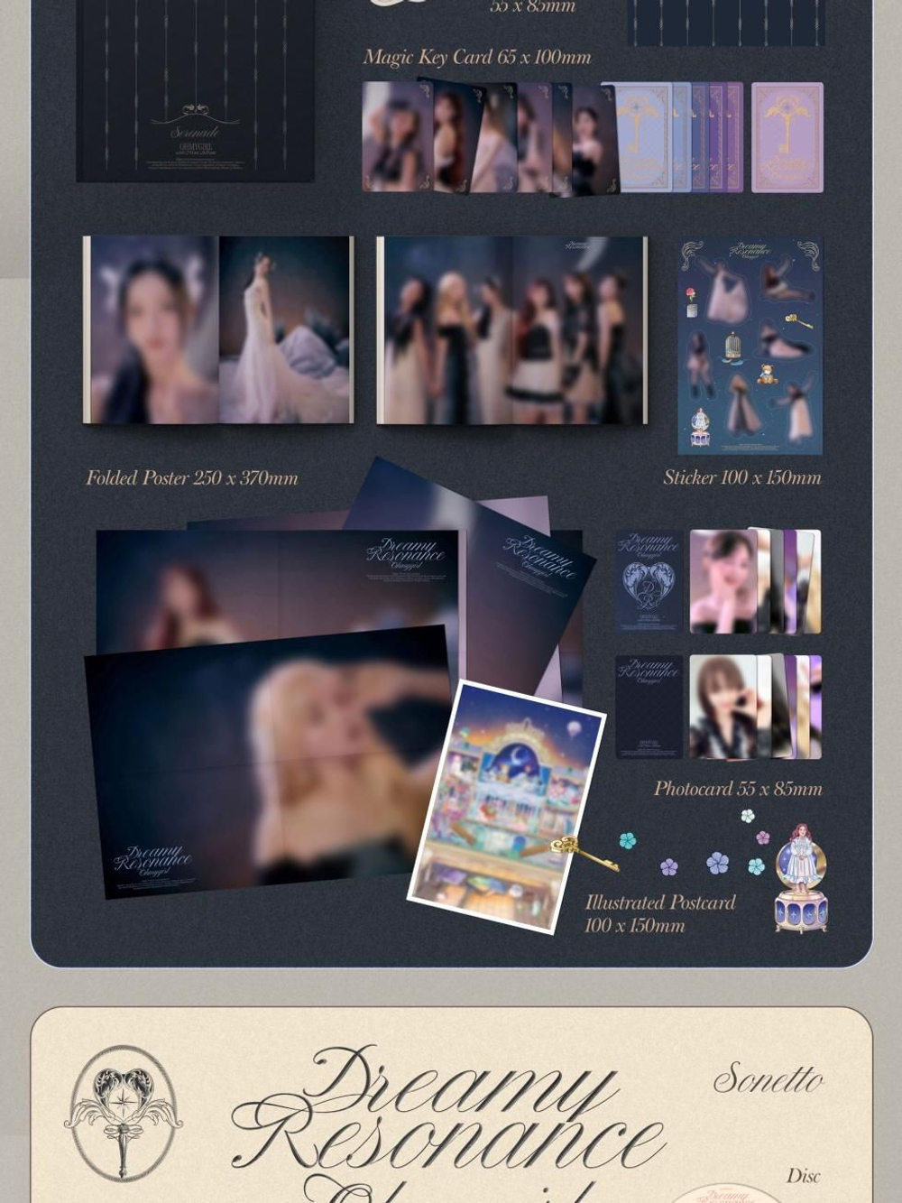 Альбом OH MY GIRL - DREAMY RESONANCE 10th Mini Album RANDOM Version