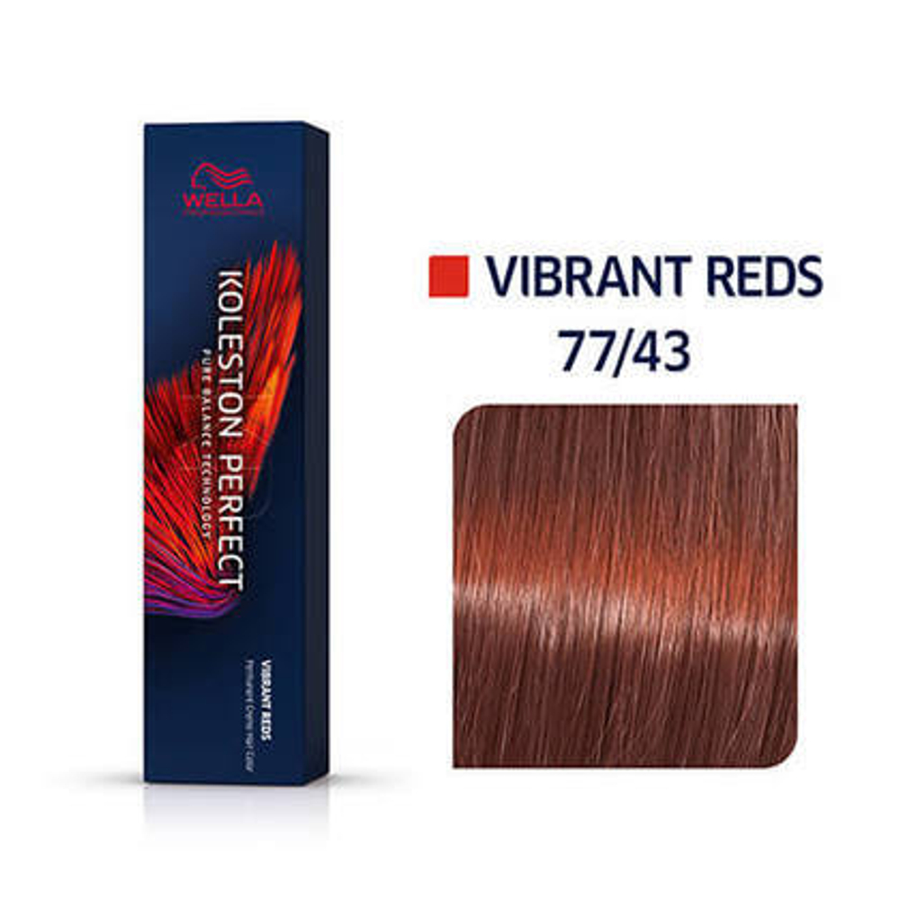 Wella Koleston 77/43 Красная энергия
