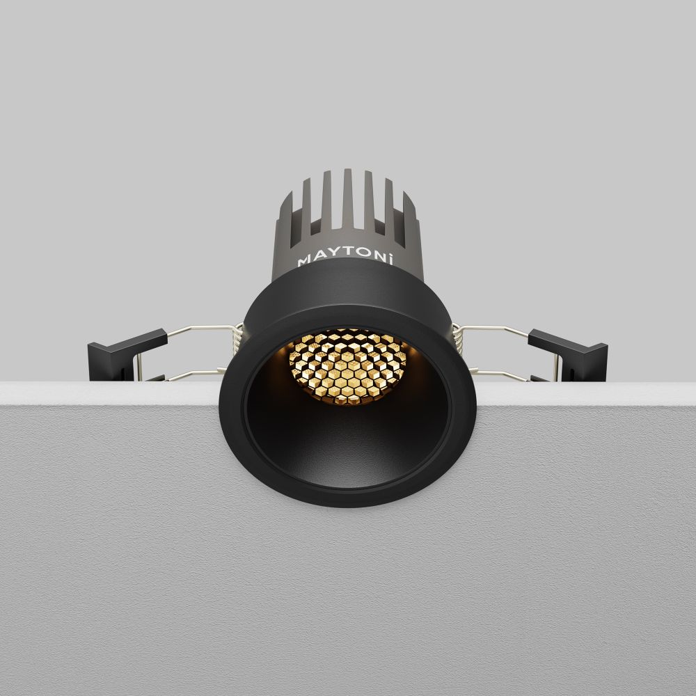 Светильник встраиваемый светодиодный Maytoni   DL123-10W-2.7K-B