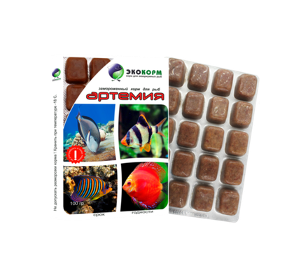 Экокорм Артемия замороженная, 100 г