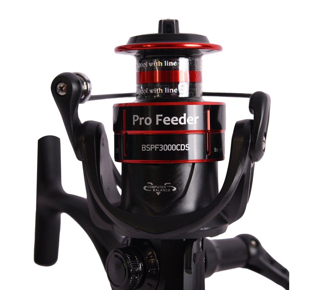Катушка безынерционная фидерная Black Side Pro Feeder 3000CDS (3+1 подш.)