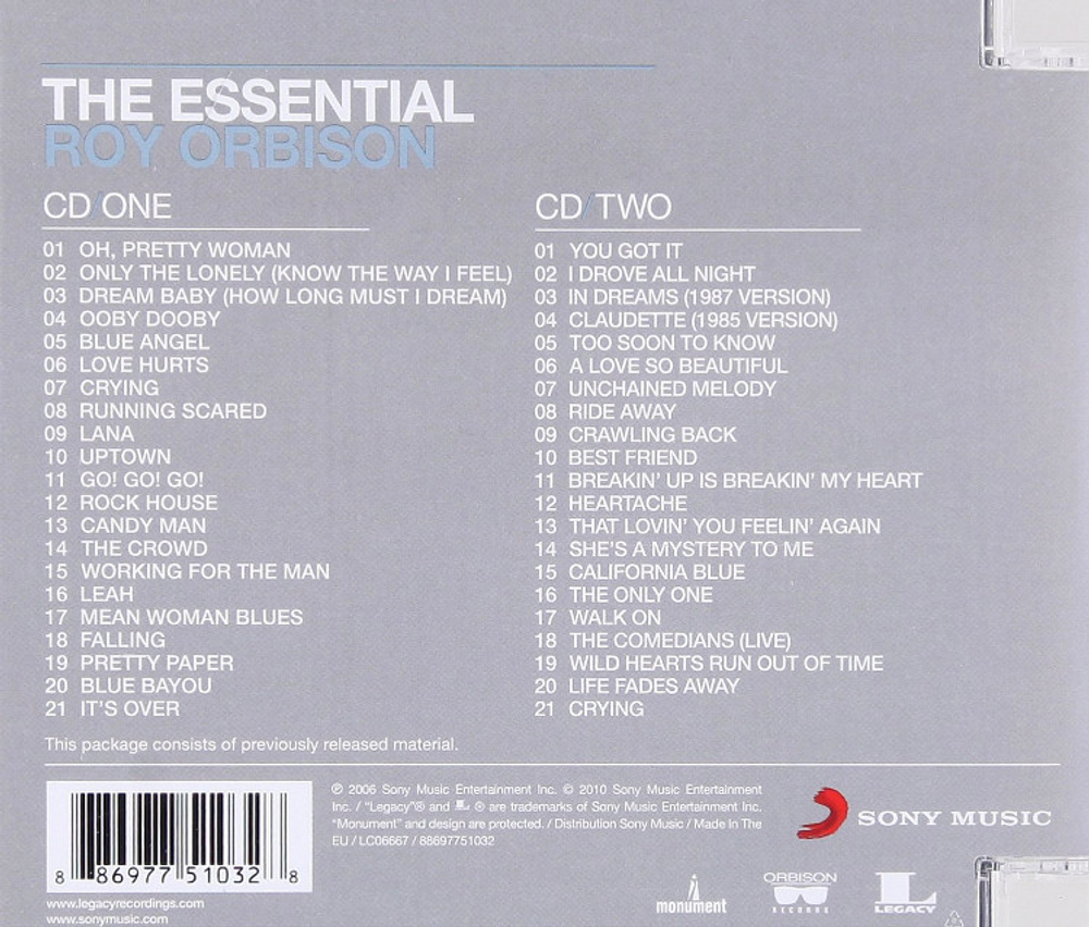 Roy Orbison / The Essential (2CD)