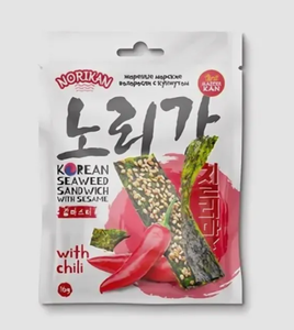 Сэндвич Master kan-norikan из водорослей с кунжутом и чили, 16 г