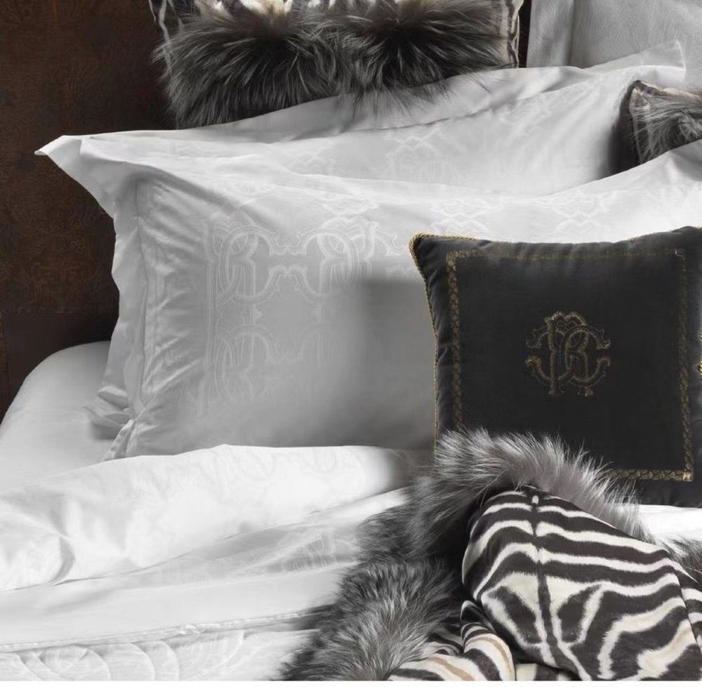 Постельное белье Roberto Cavalli Classic base White