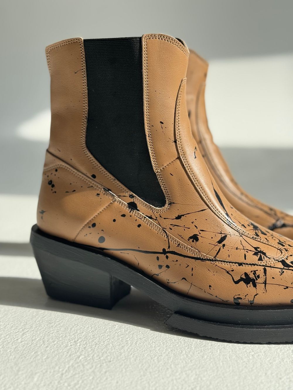 KAZAKI Beige nappa splash