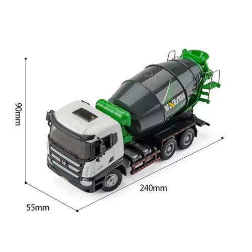 Металлический грузовик-бетономешалка 1:50