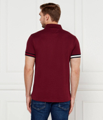 Поло flag Tommy Hilfiger - бордовый(MW0MW33156)