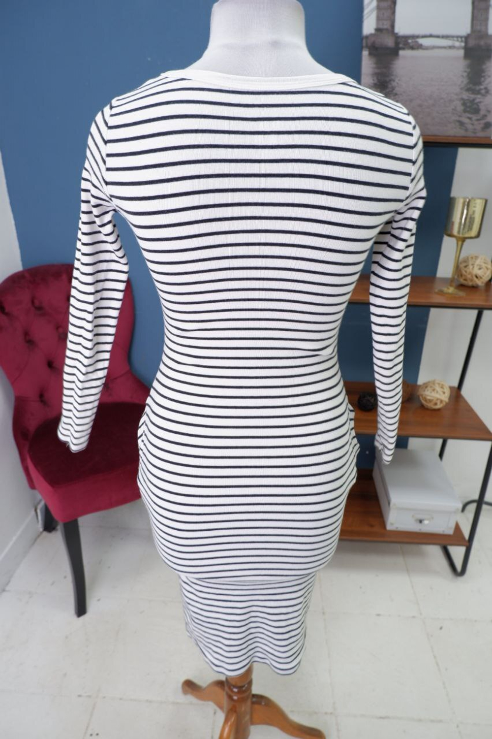 Платье Твое в полоску 42 размер