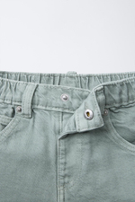 Брюки baggy из твила с защипами