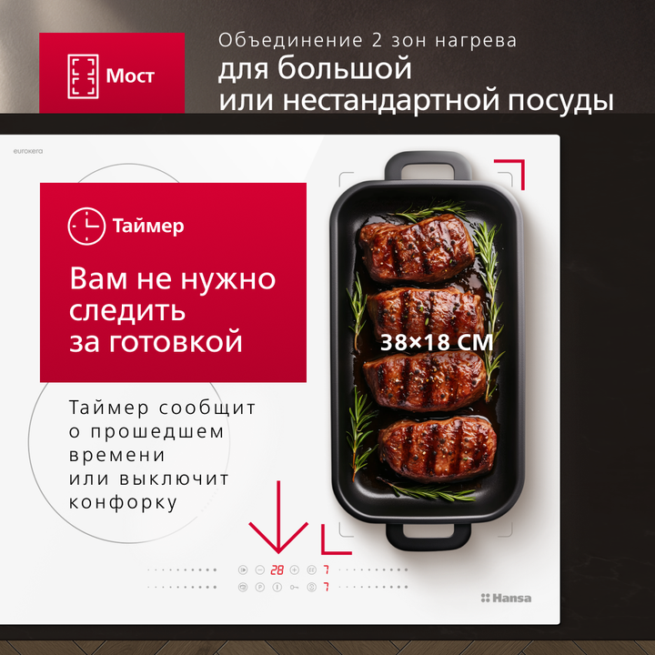 Индукционная варочная панель Hansa PRO CHEF BHIW68600