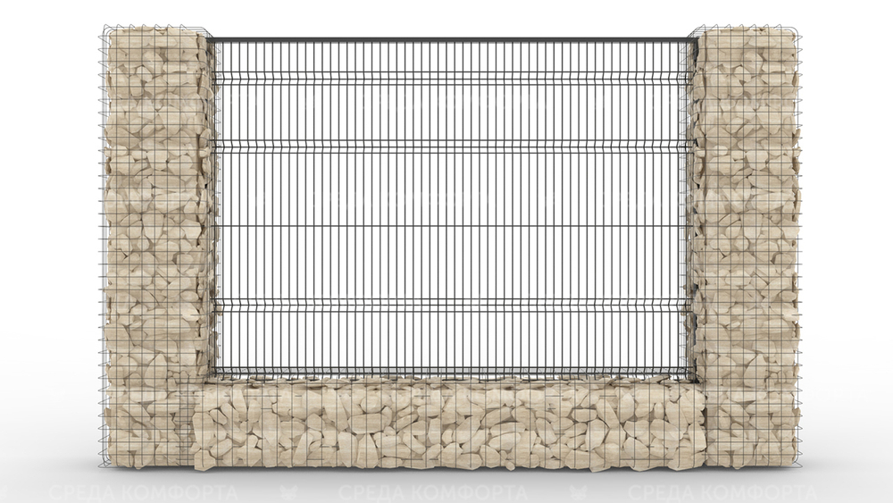 Забор 3Д ZBR0068