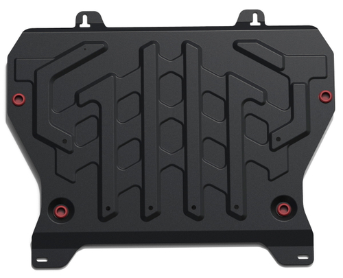 Защита картера и КПП АвтоБроня для Nissan Juke I (V - 1.6) 2010-2019, штампованная, сталь 1.8 мм, с крепежом, 111.04141.1