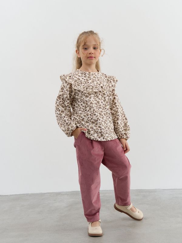 Брюки бананы вельветовые 