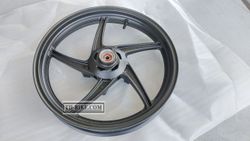 44650-KPP-T00ZA. WHEEL SUB ASSY., FR. *NH303M* (NH303M MAT AXIS GRAY METALLIC). HONDA.