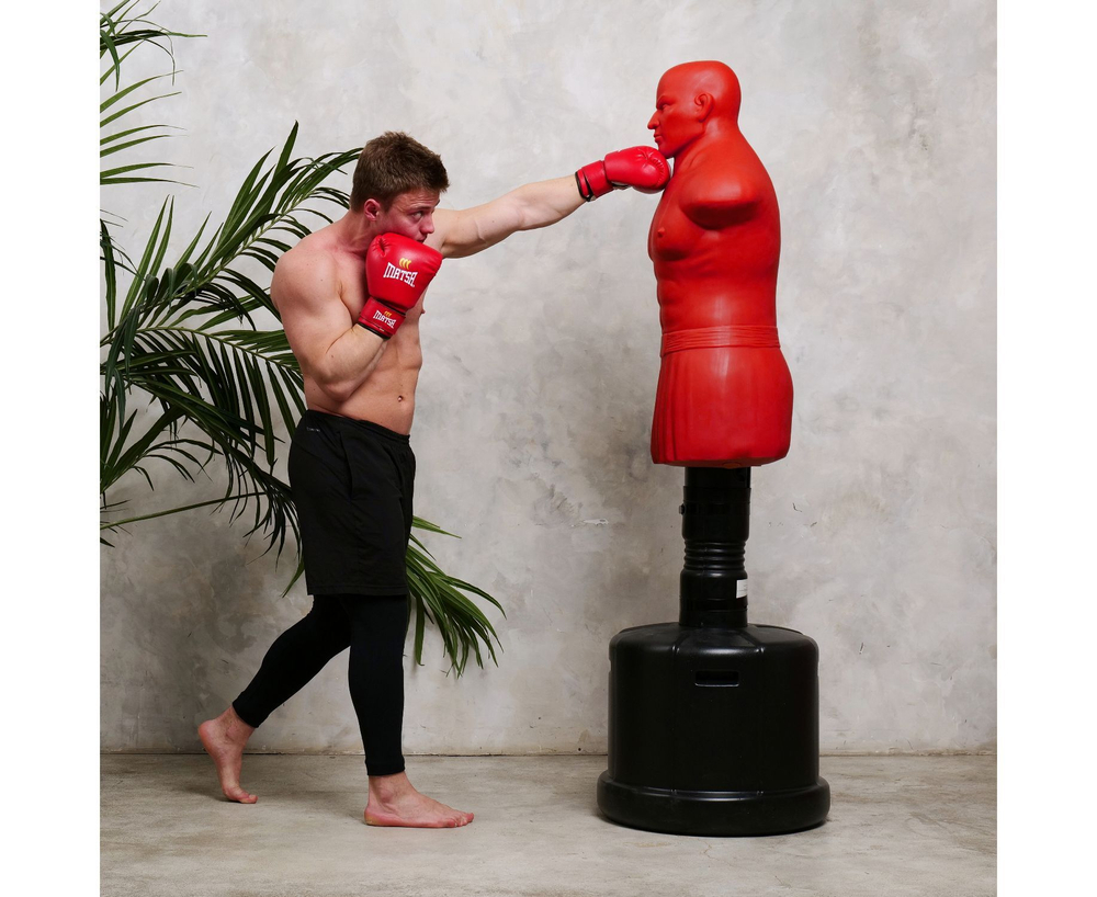 Манекен DFC Boxing Punching Man-Heavy c регулировкой высоты TLS-AR (красный)