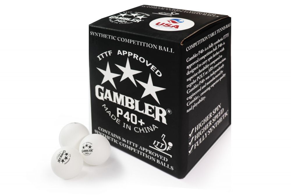 Мячи для н/т GAMBLER P40+ BALL - 36 PACK