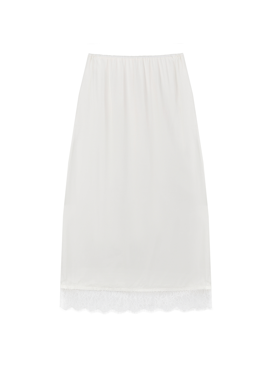 Юбка в бельевом стиле