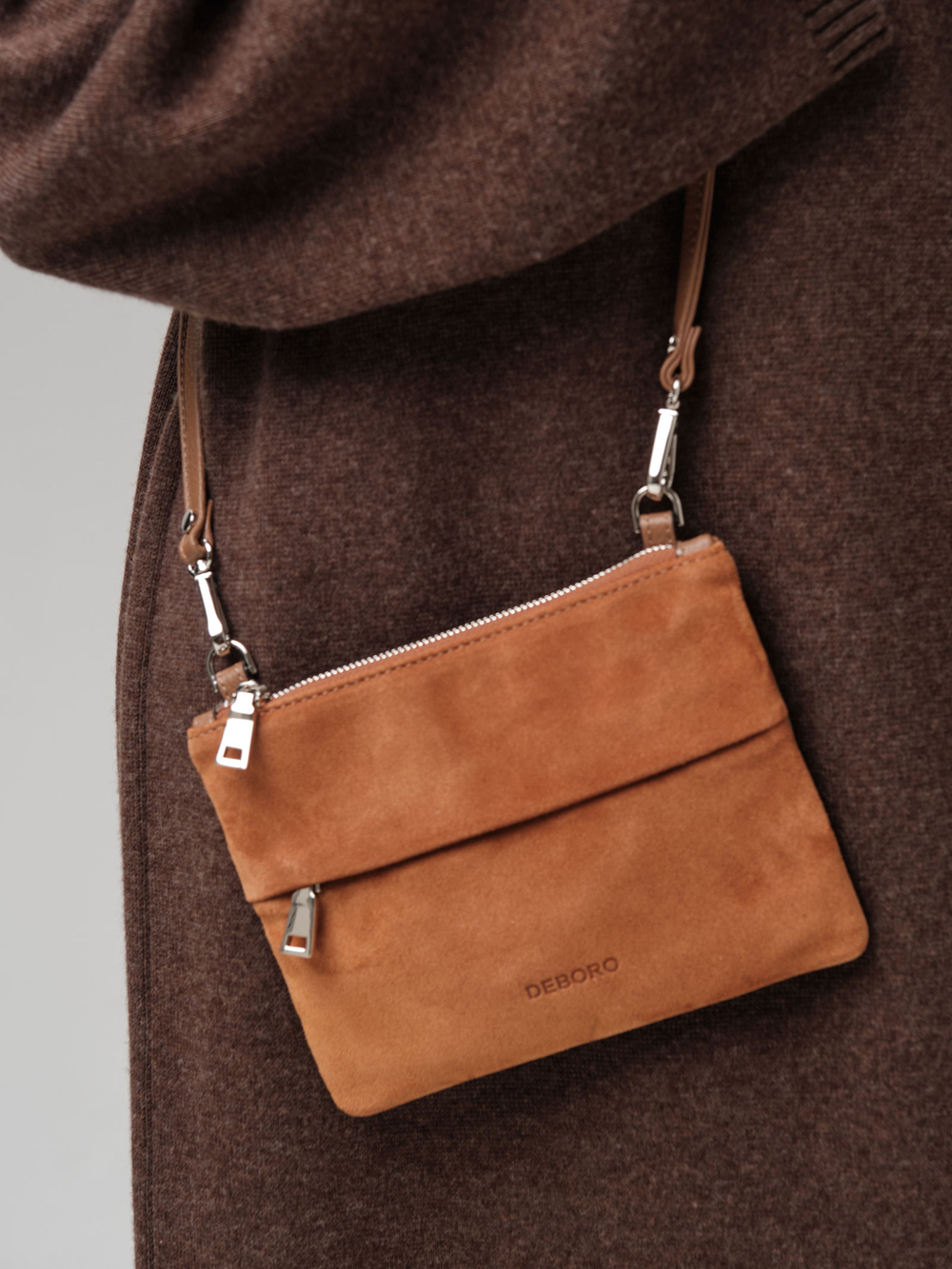 Замшевая сумка Deboro 3017 вуд