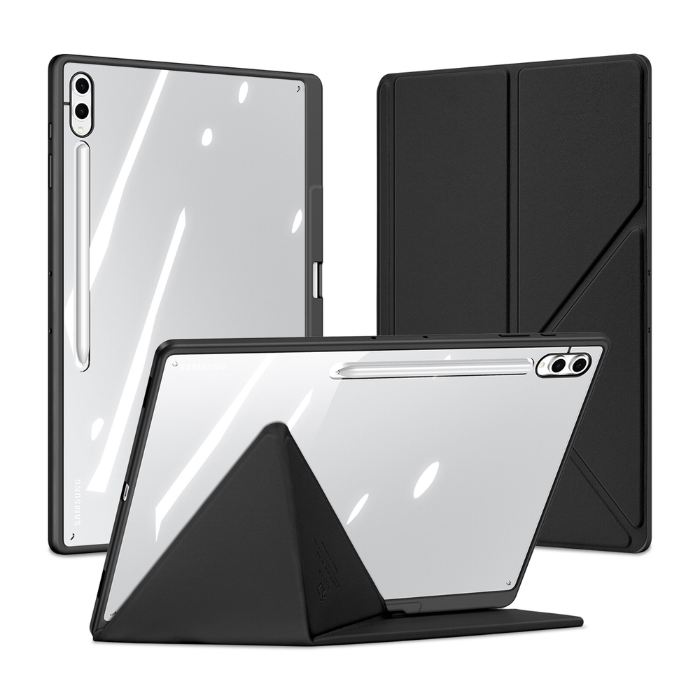 Чехол книжка от Dux Ducis для Samsung Galaxy Tab S9 Ultra, Tab S10 Ultra и Tab S8 Ultra, серия Magi Series Case, с держателем Pencil и функцией автоматического перехода в спящий режим